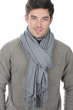 Cashmere & Seide kaschmir pullover herren platine mittelgrau 201 cm x 71 cm